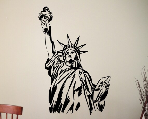 USA Statue of Liberty amazing wall stickers vinyl decal highest quality NEW UK