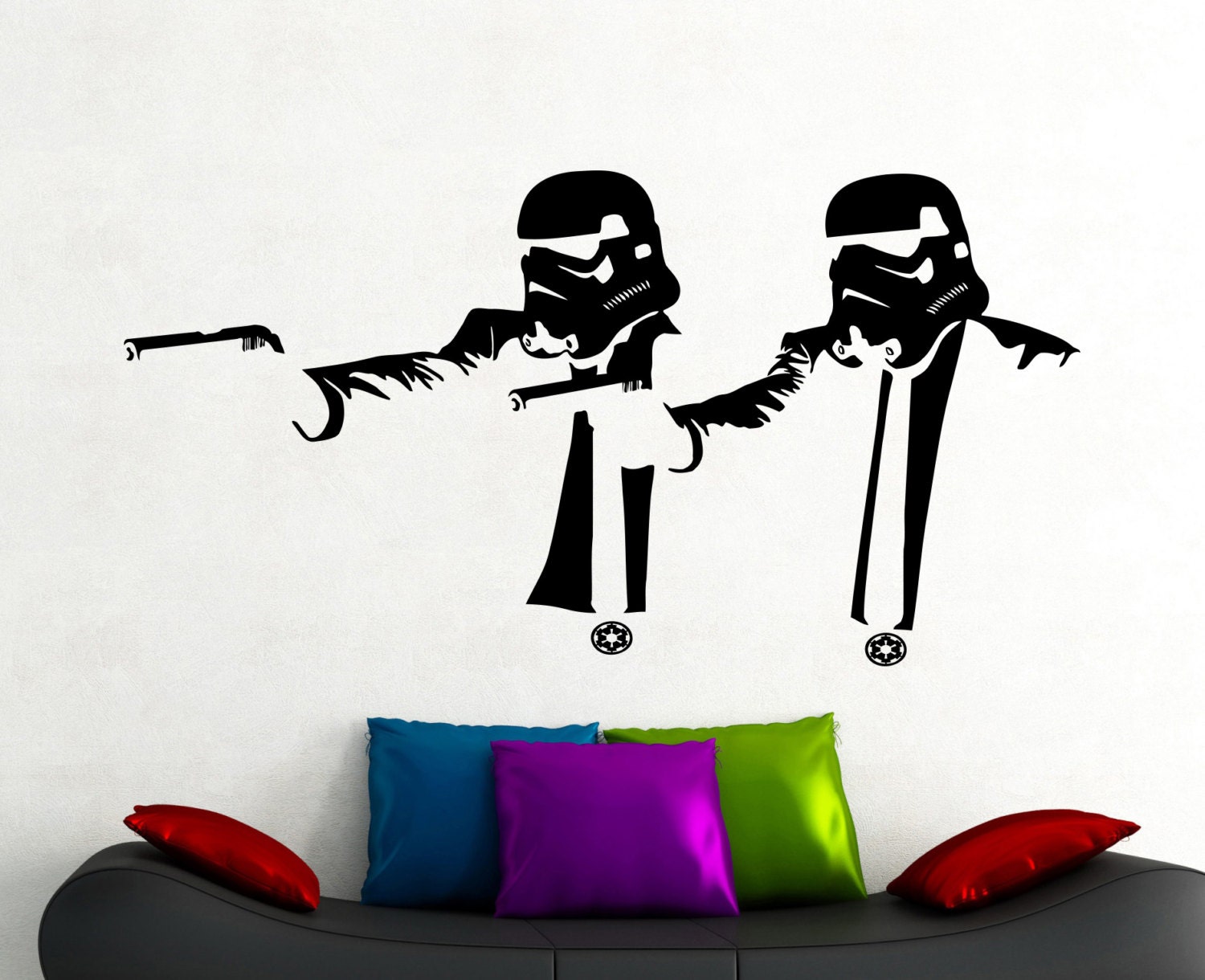 Star Wars Wall Decal Stormtrooper Vinyl Sticker Galactic Etsy UK