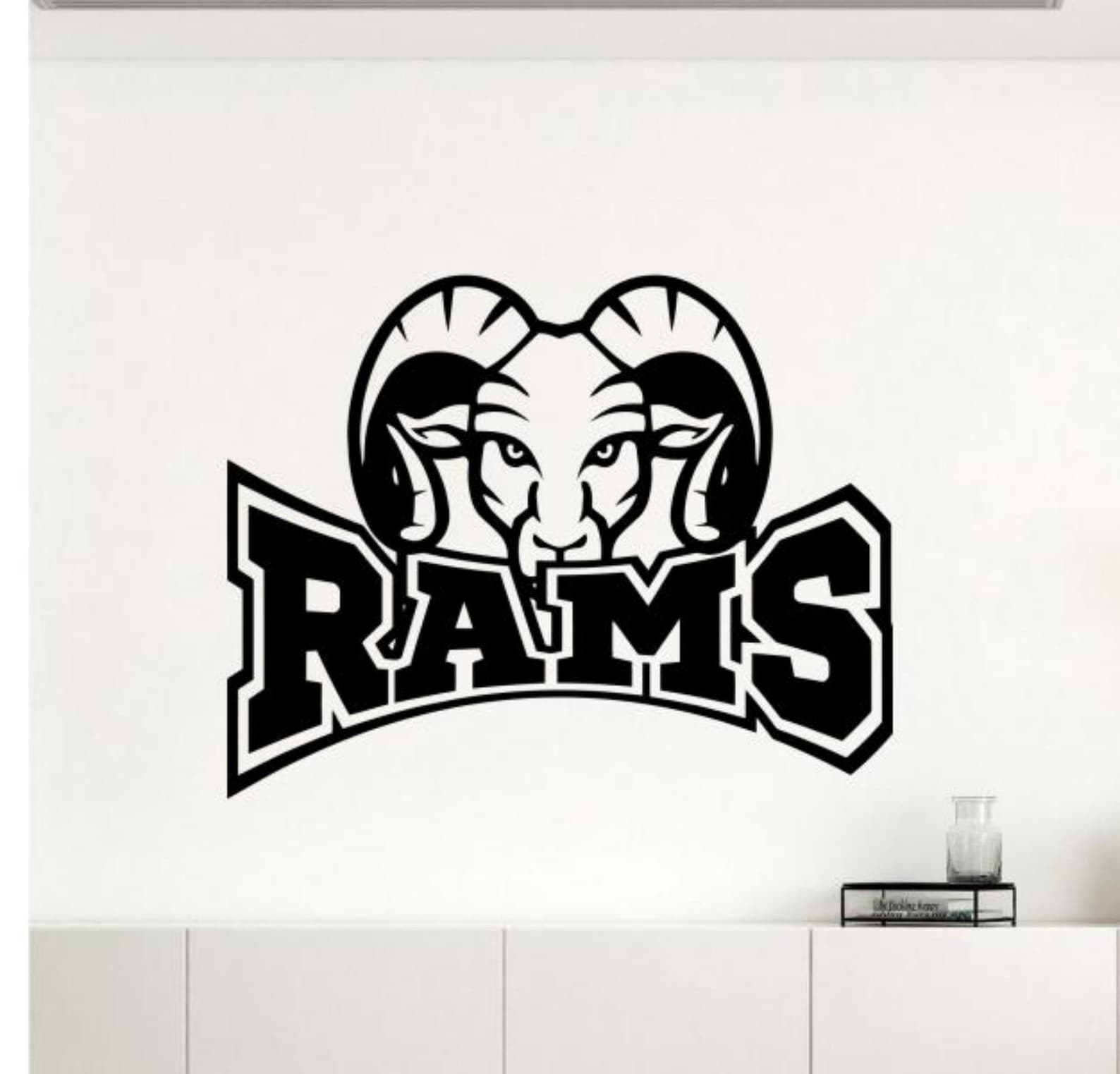 Rams Wall Decal Vinyl Sticker Football Baseball Basketball Soccer ...