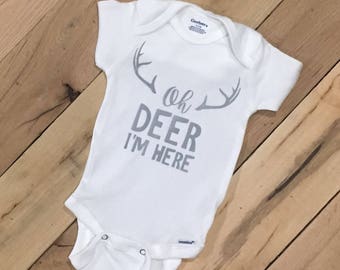 oh deer im here baby outfit