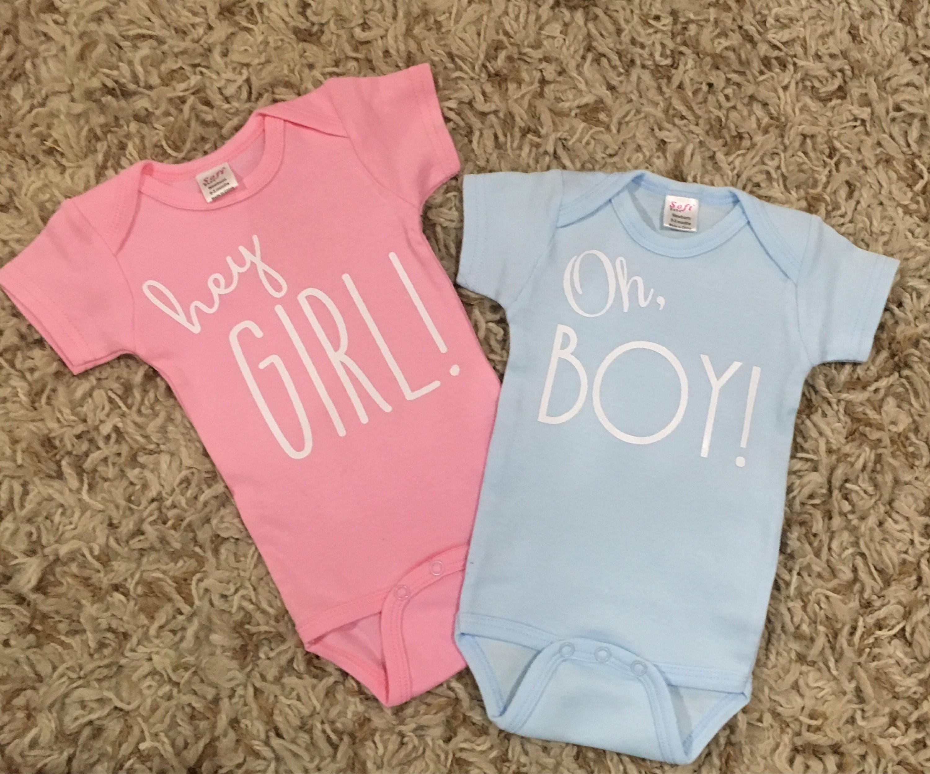 Gender reveal Onesie® suprise gender reveal gender reveal Etsy