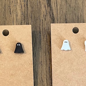 Ghost earrings Halloween fall stud earrings acrylic