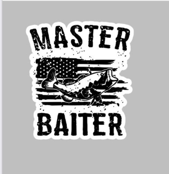 Fishing Master Baiter Funny Waterproof Car Decal Waterproof Sticker Laptop  Sticker 