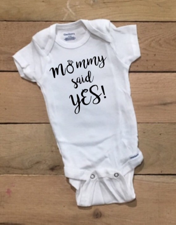 mommy will you marry daddy onesie