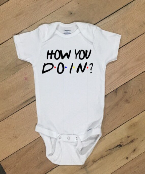 friends baby onesie