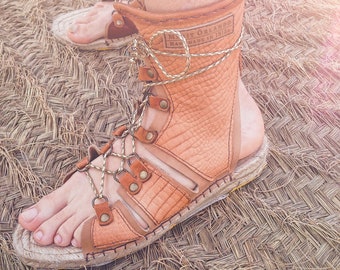 Women espadrille sandals, sandals boho style, lace up sandals, leather sandals, gladiator sandals, ibiza, sandals espadrilles, gift for her