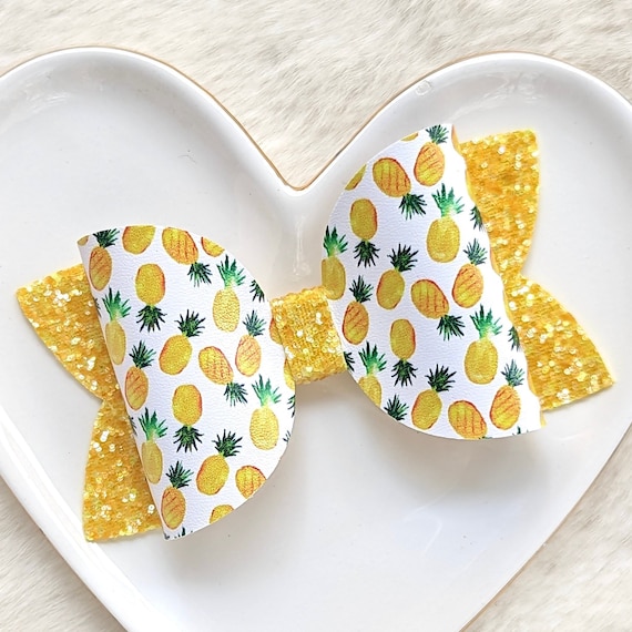 PINEAPPLE GLITTER CLIPS PINEAPPLE GLITTER CLIPS
