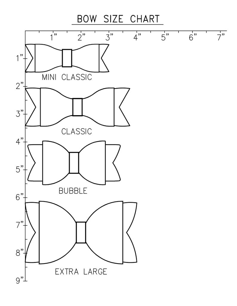 Bow Size Chart