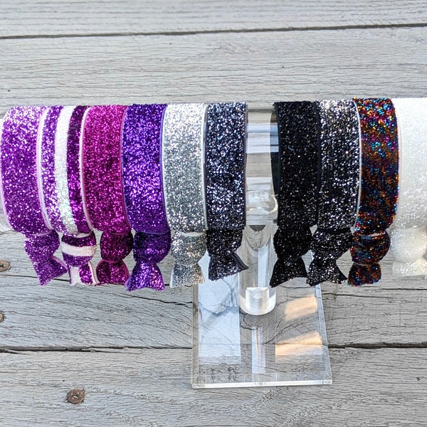 sparkly purple tie