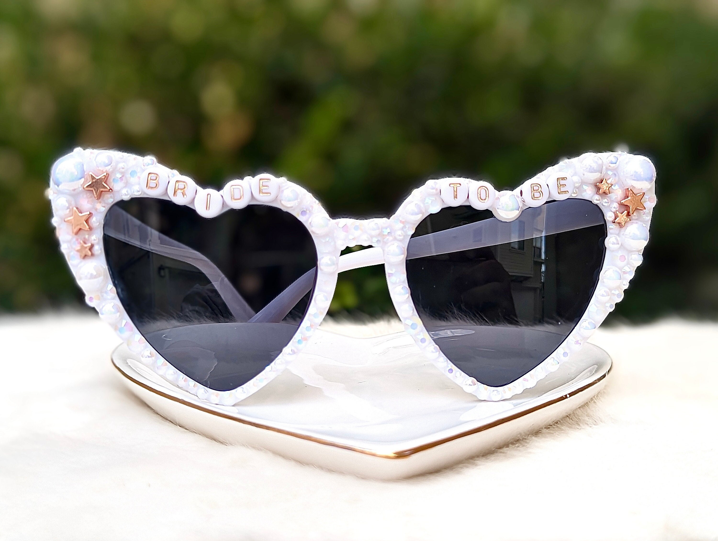 Pearl Cat Eye Sunglasses 