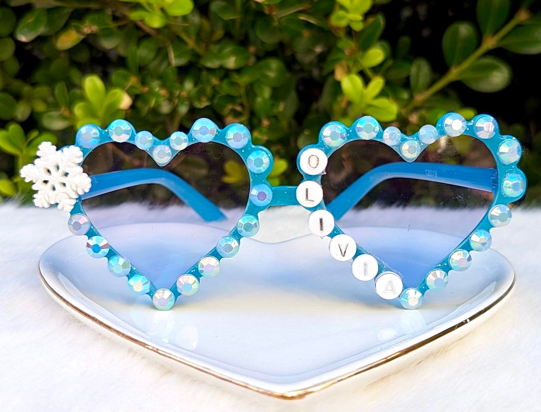 Blue Scalloped Sunglasses POPS OF COLOR year round over here ???? @shopaneahill  main image 3