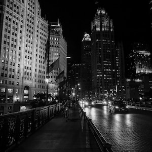 Chicago Portraits, Downtown Chicago, Buildings, Office Decor, Chicago Prints, Custom Framing, Wrigley Building, Black and White, Wall Art