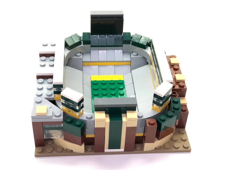 Mini Green Bay Packers Lambeau Field Custom LEGO Set / 100
