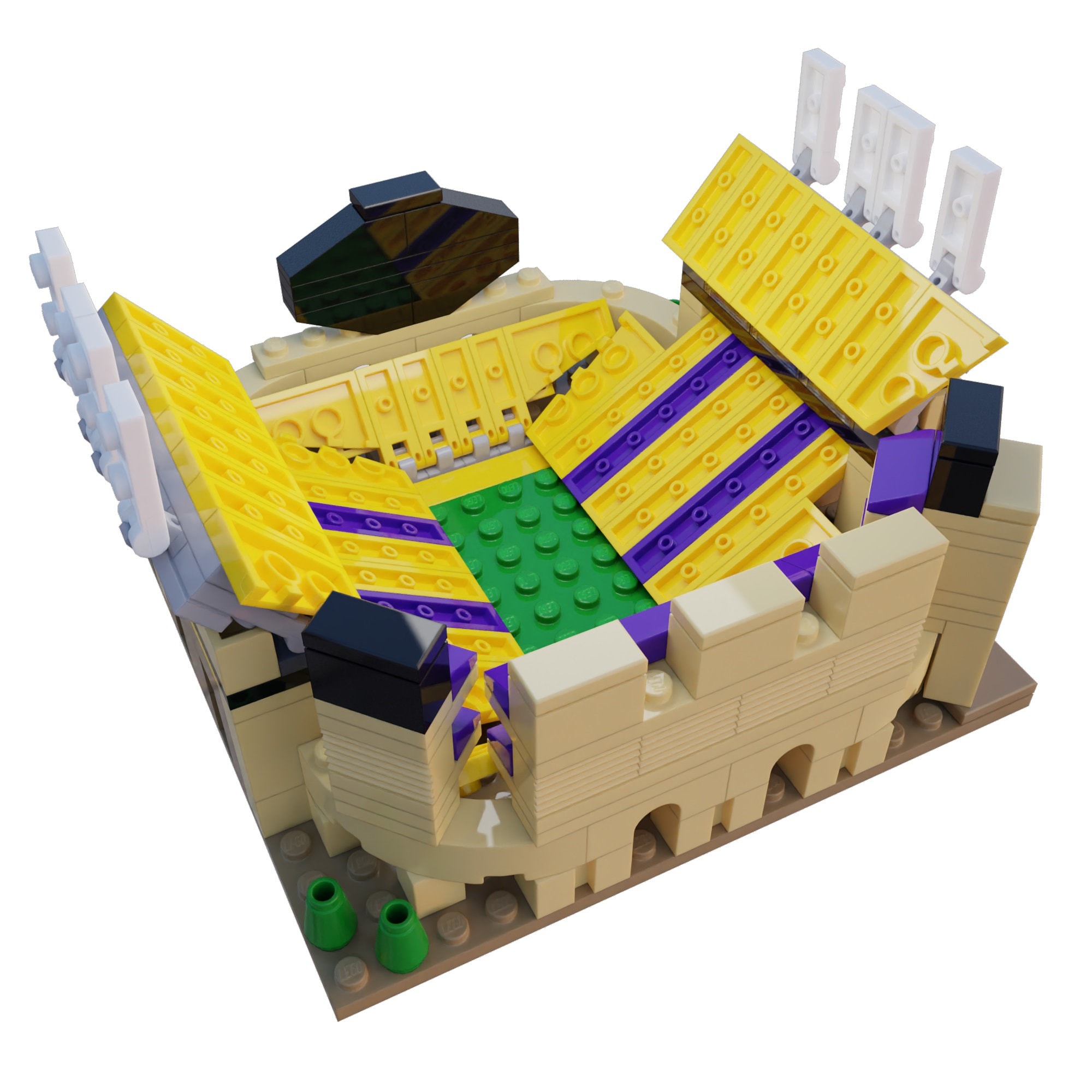 Mini LSU Tiger Stadium Custom Set / LSU Gifts / LSU Christmas Etsy