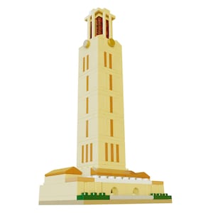 University of Texas UT Tower Mini Replica Model Building Set