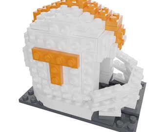 Tennessee Volunteers Football Helmet Mini Replica Model Building Set