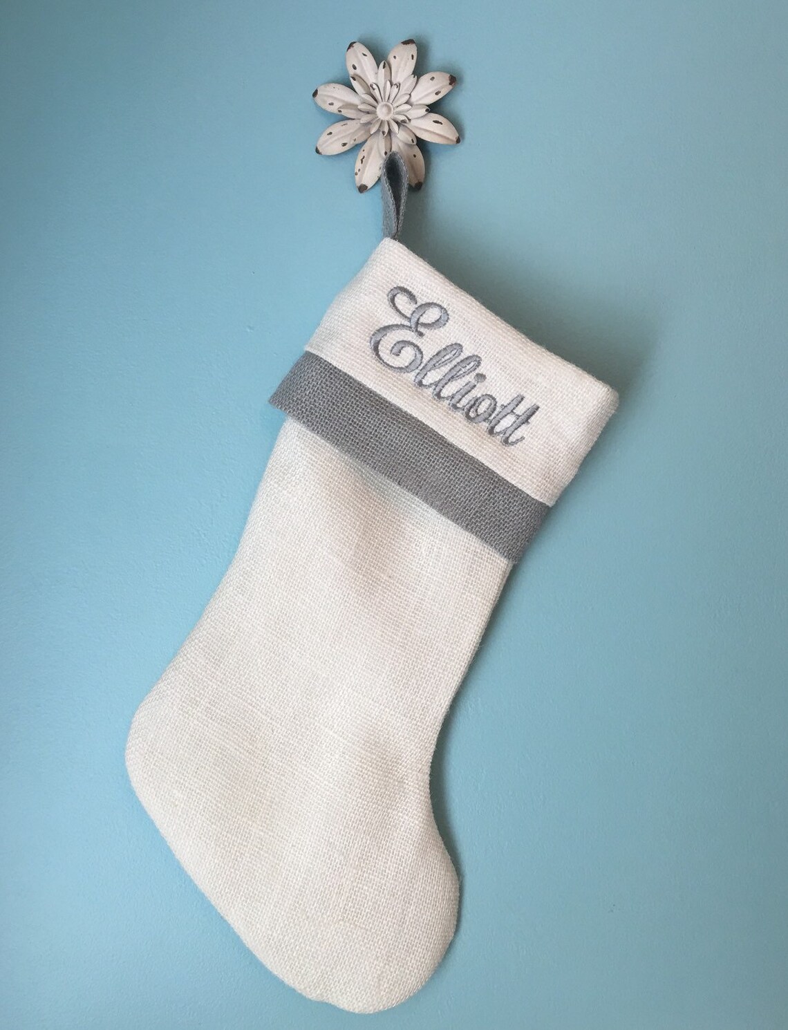 Christmas Stockings Monogrammed Stockings Burlap Stockings Etsy