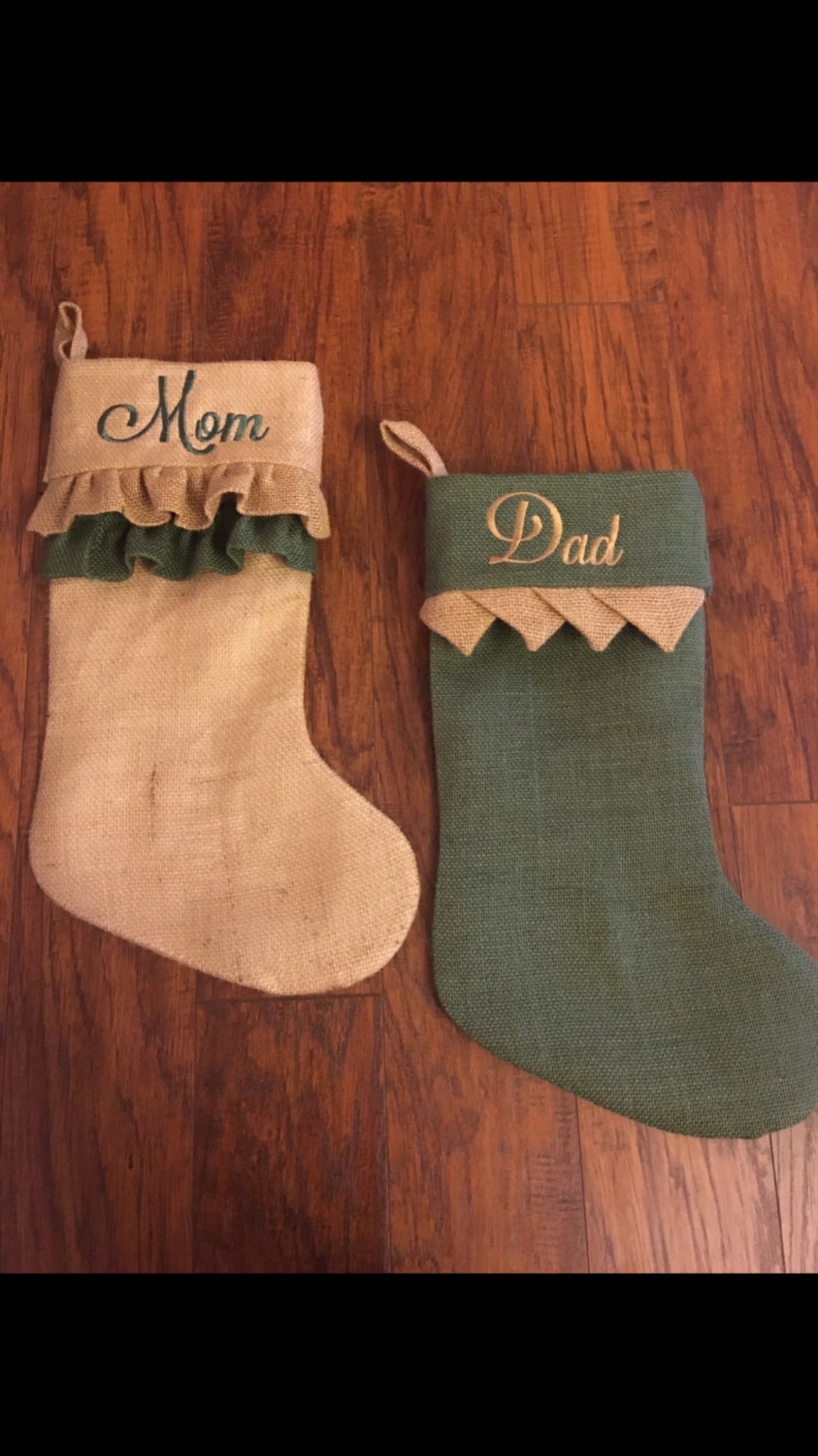 Monogrammed Christmas Stockings Etsy