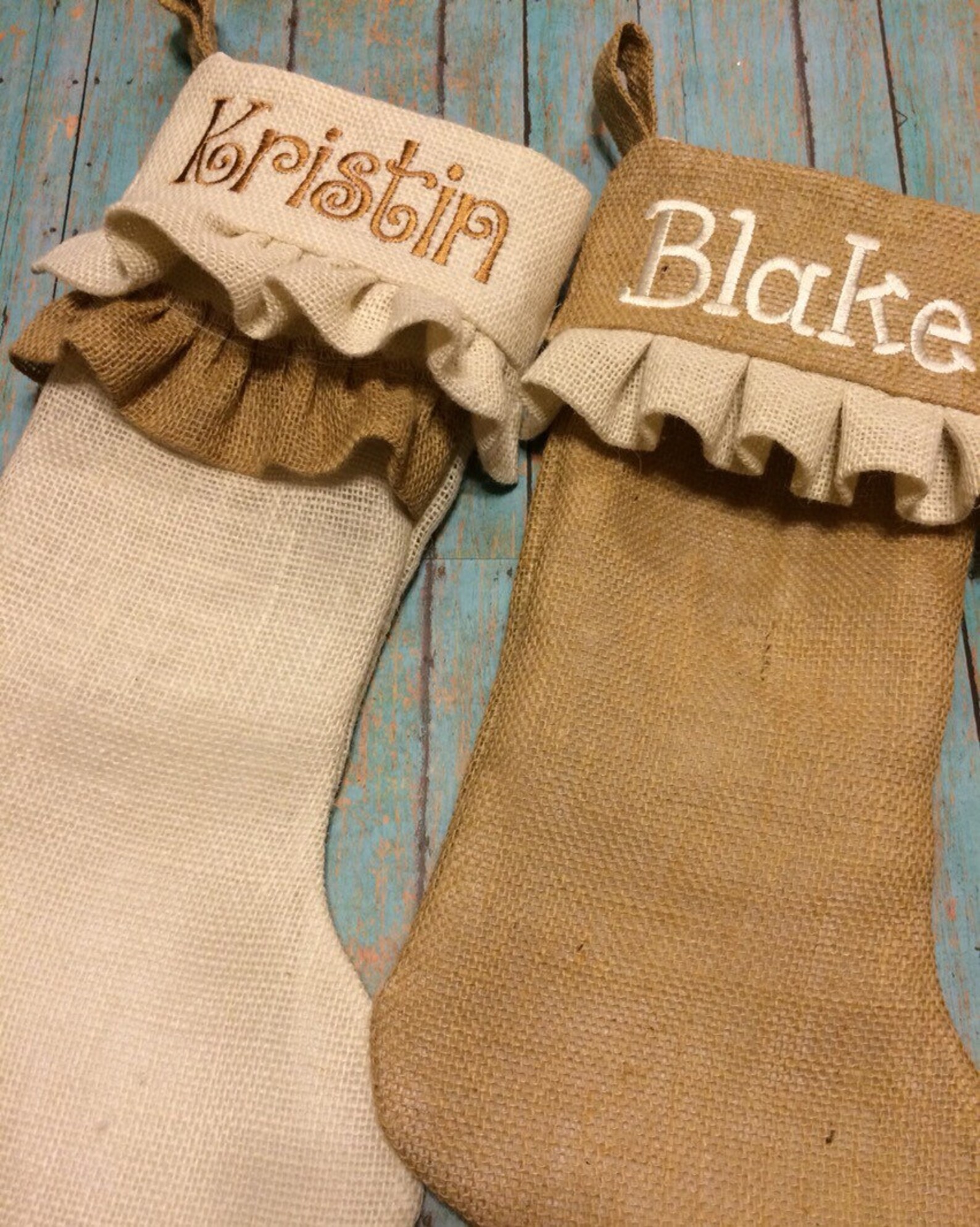 Christmas Stocking Monogrammed Stockingunique Wedding Gift Etsy