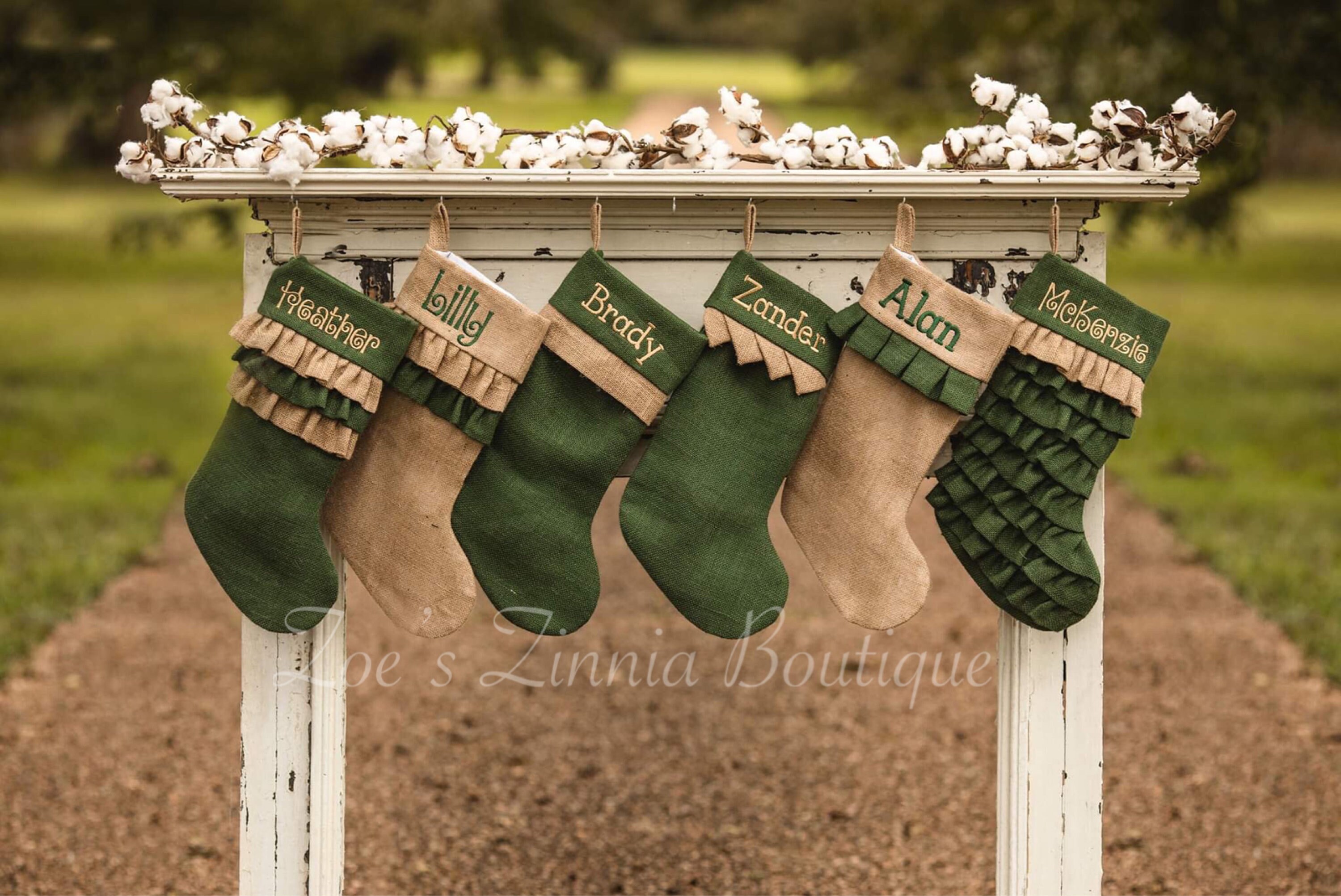 Monogrammed Christmas Stockings Etsy