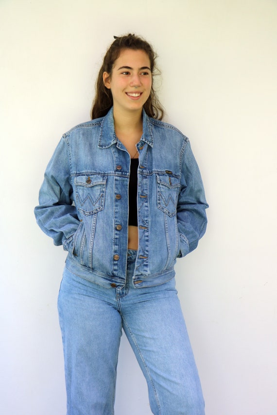 Wrangler Denim Jacket Vintage 70s 80s Boho Hippy Western - Etsy Denmark