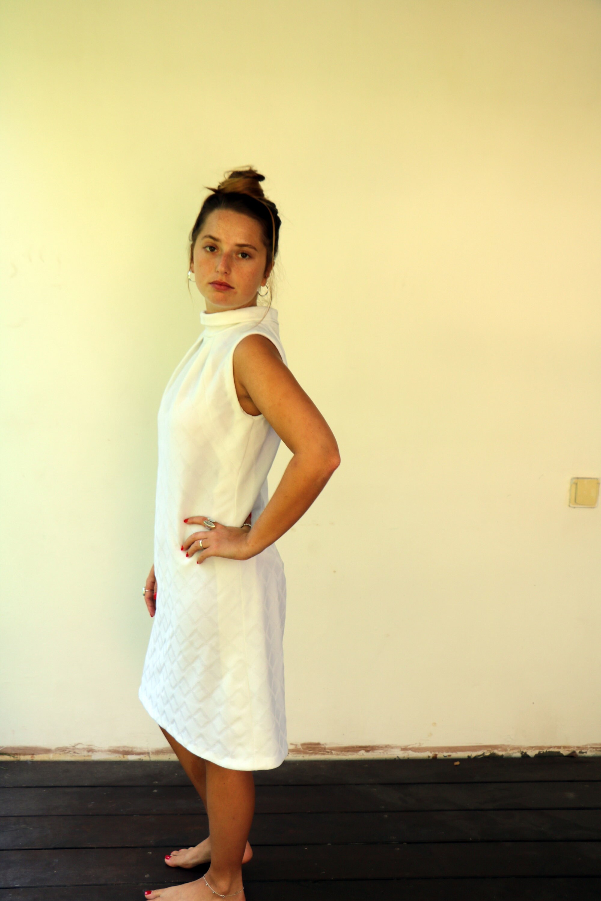 Ivory Shift Dress Etsy UK