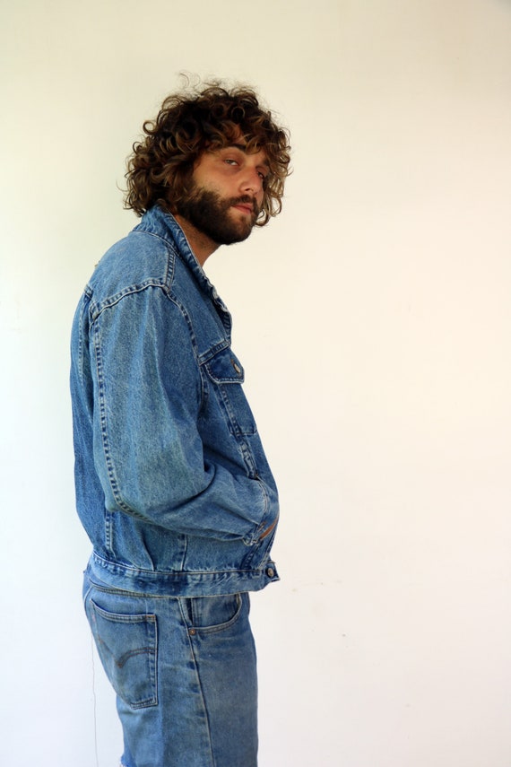 kode Nedgang hed BOSS Denim Jacket Vintage 80s Denim Jean Jeans Western - Etsy Sweden