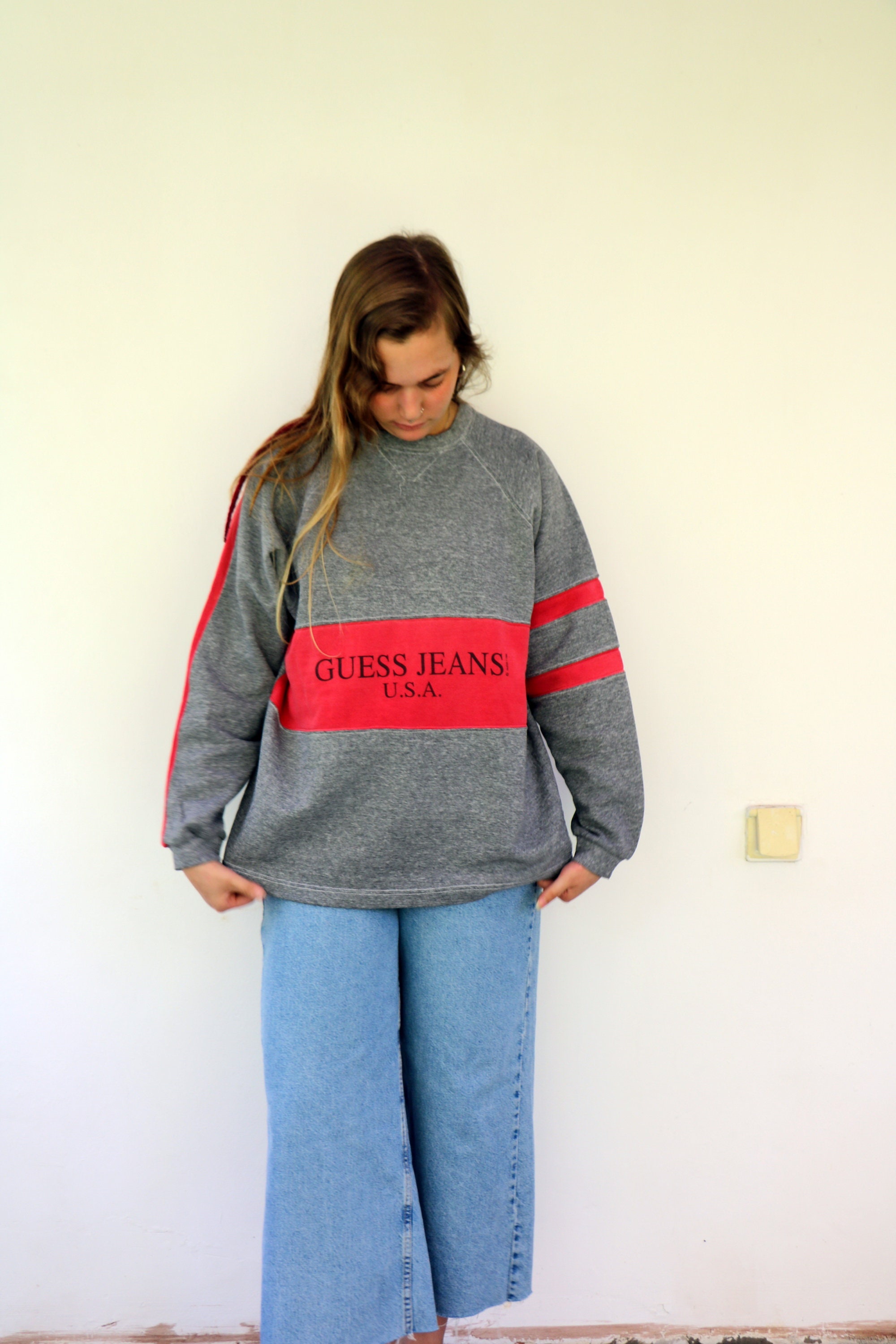 guess jeans sweatshirt vintage
