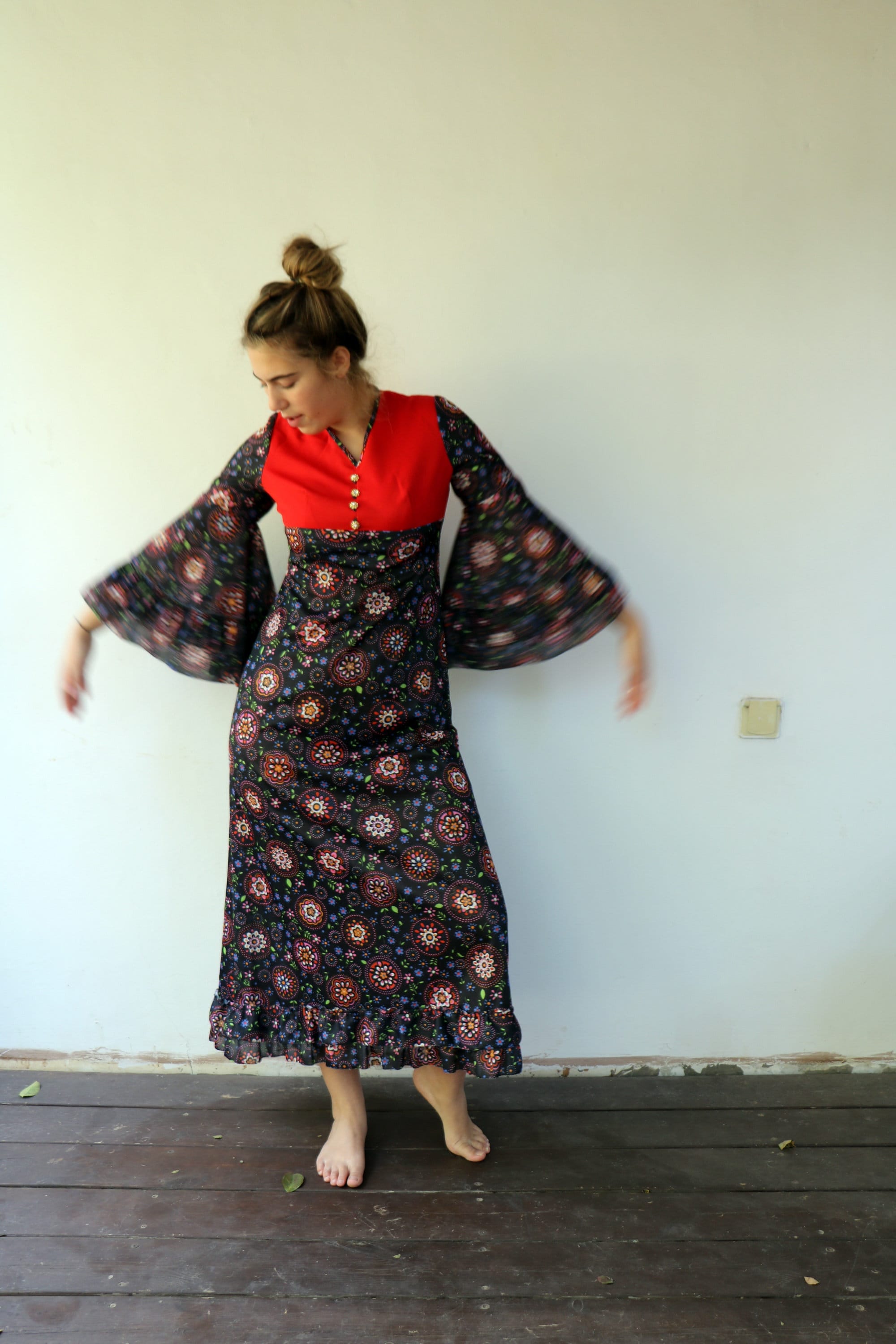 ワンピース Ameri VINTAGE VELOUR PUFF SLEEVE DRESS VELOUR PUFF SLEEVE DRESS（ドレス）｜Ameri（アメリ）の