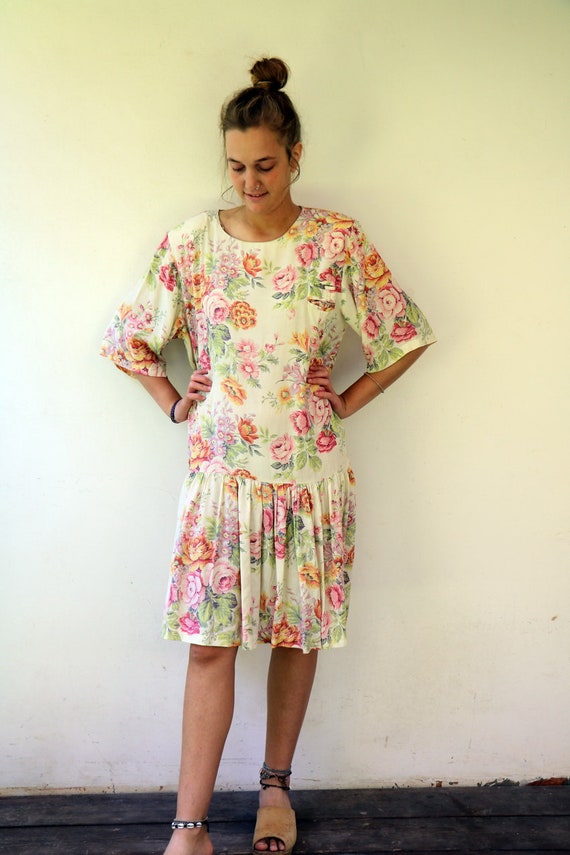 romantic floral dress