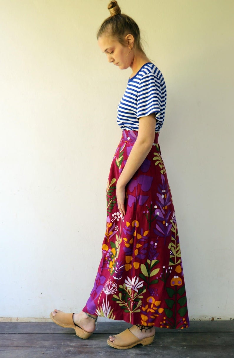 60s maxi skirt