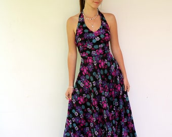 sachin and babi light blue dress Halter Dress Blue