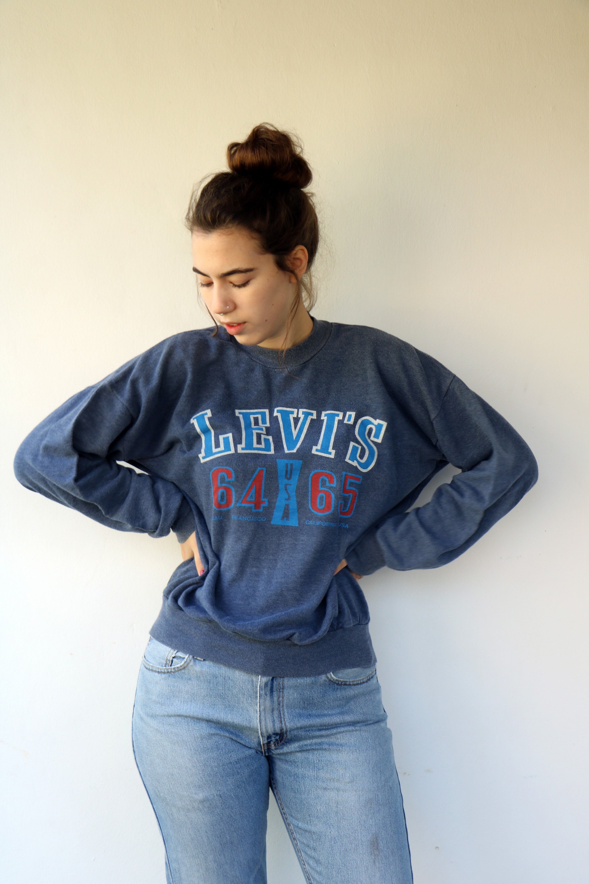 80s Levi’s vintage sweatshirt Levi's Vintage Clothing Dyes Its Classic Bay Meadows