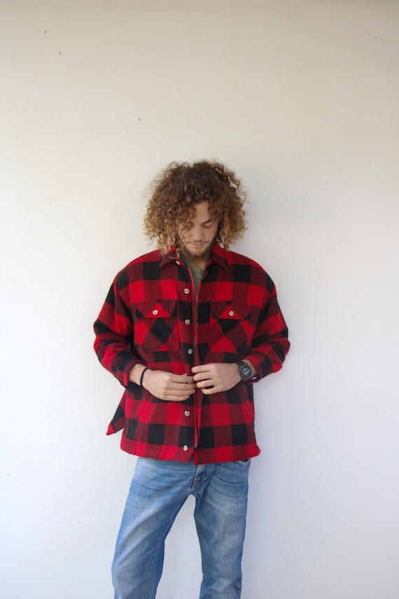 Buffalo plaid hotsell lumber jacket
