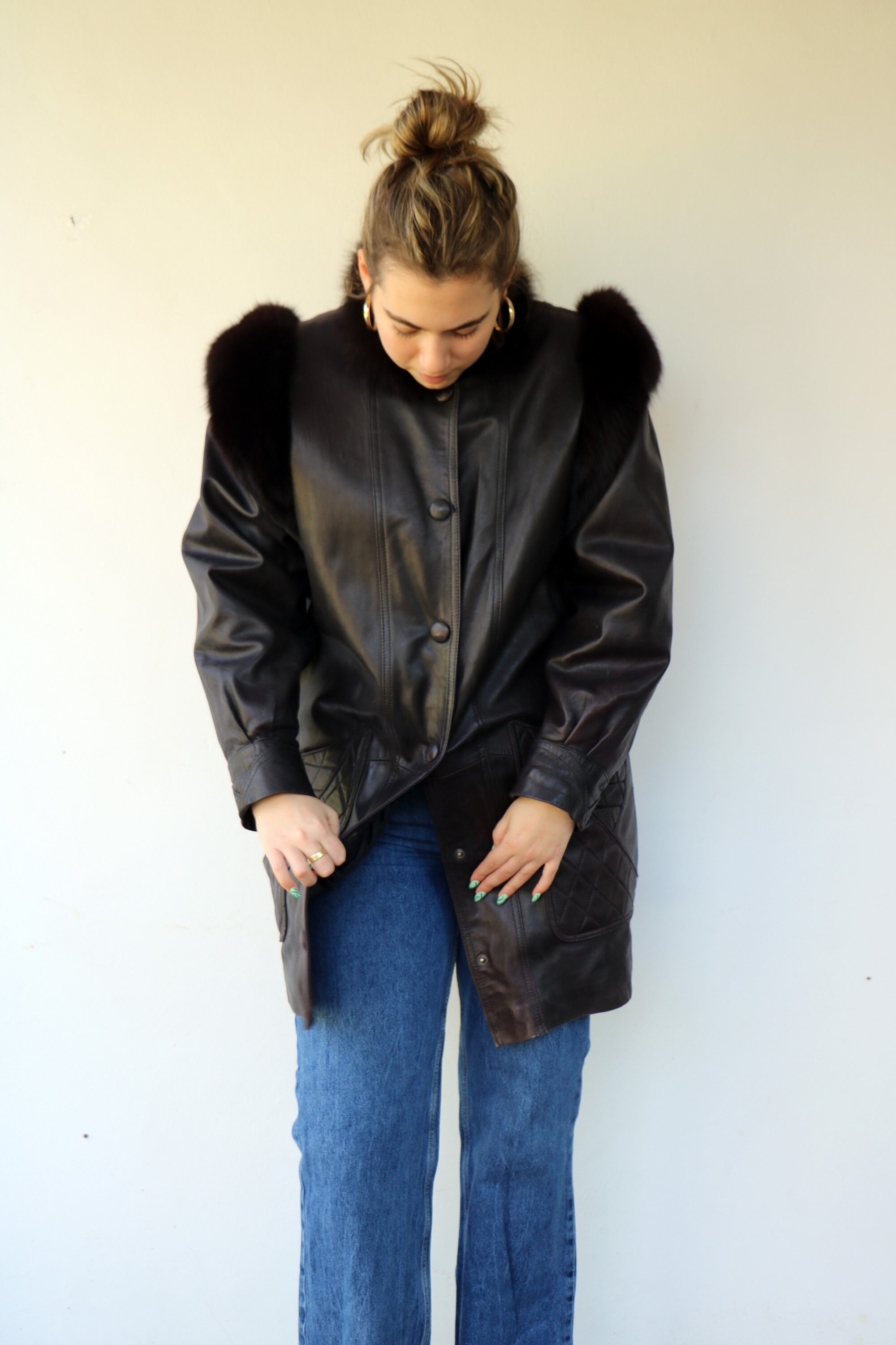 80-90s PIERRE BARMAIN vintage jacket-