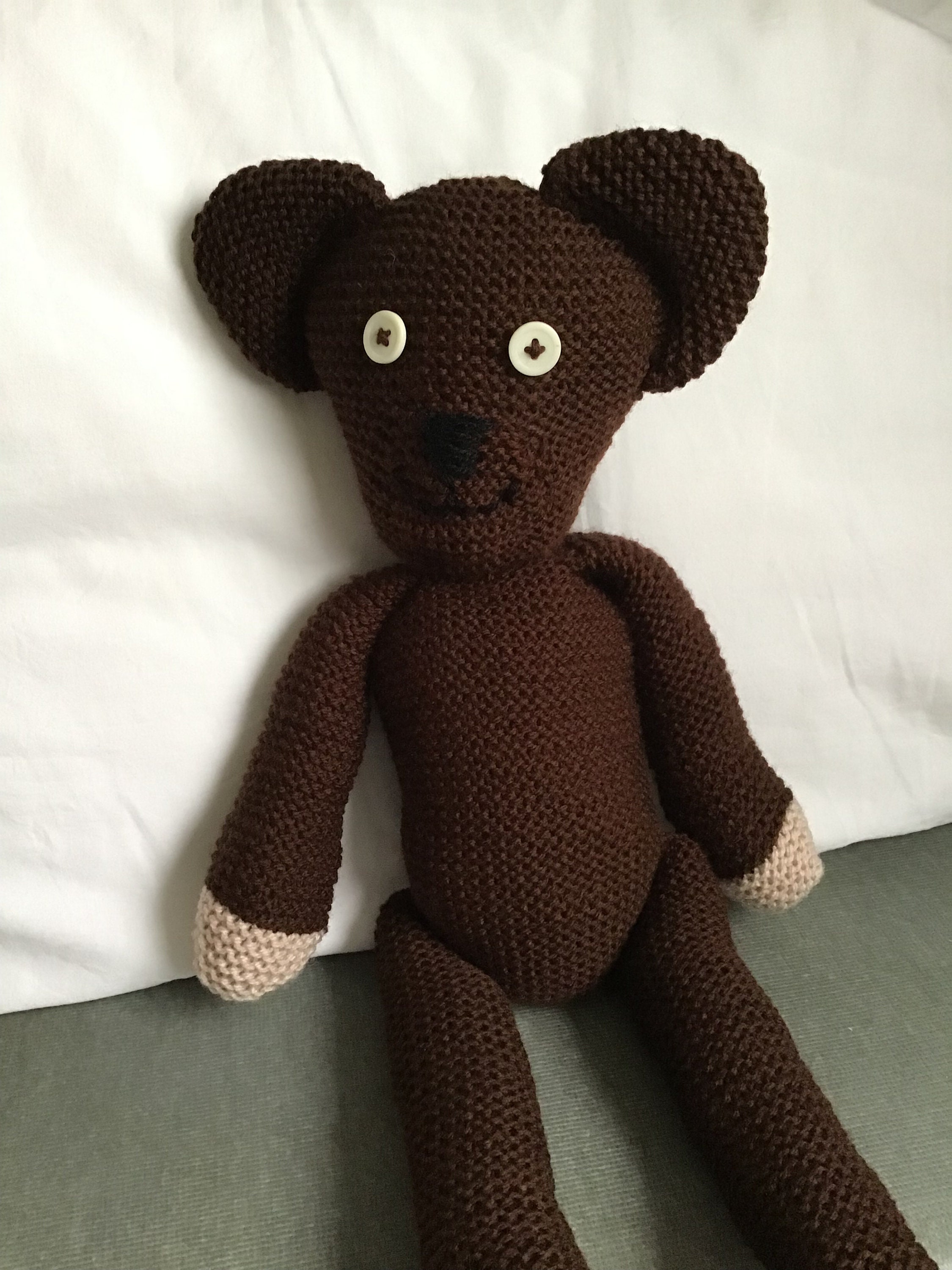 mr bean knitted teddy