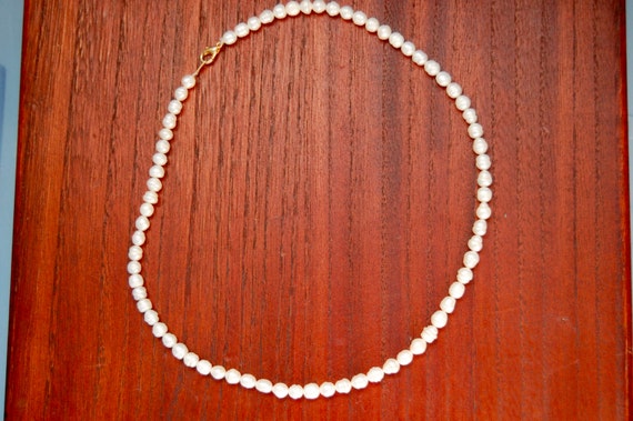 Vintage River Pearl Necklace