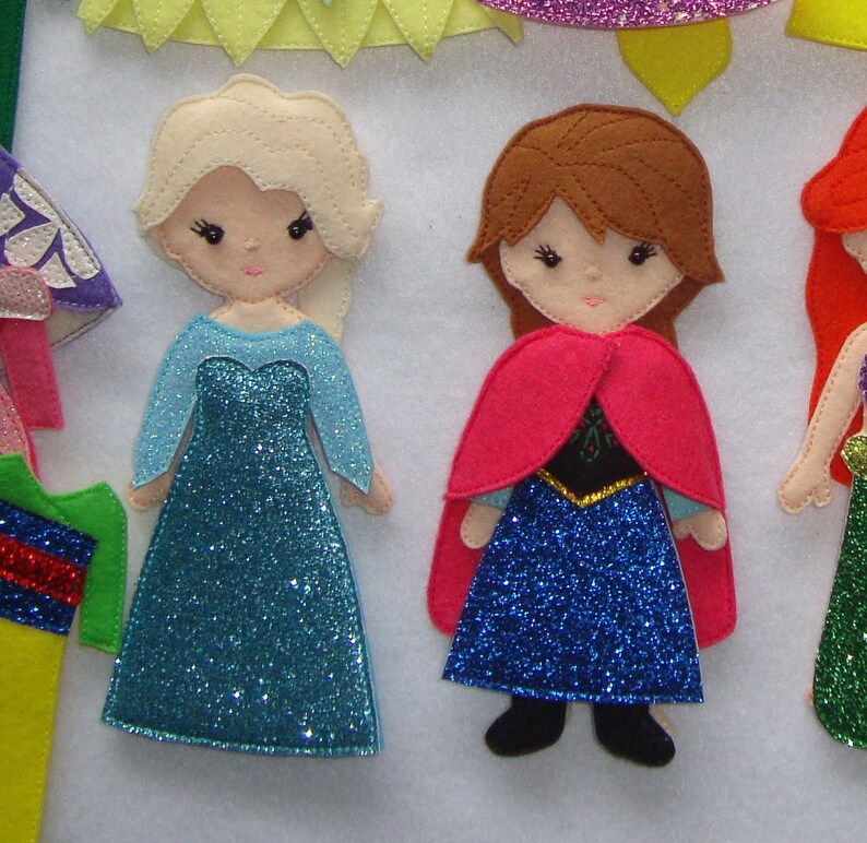 felt dress up dolls