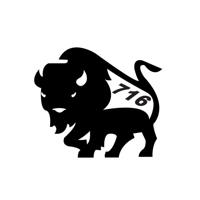 716 Buffalo Vinyl Decal | Etsy