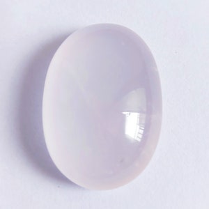 Pink Rose Quartz 64.54 carat Oval Cabochon 32.00 x 22.42 x 11.72 mm Natural Loose Gemstone, Highly Transparent and Clean, AAA Grade