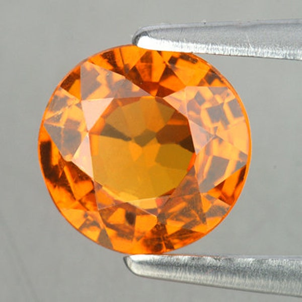 5.50 mm 1 piec AAA Fire Natural Fanta Orange Spessartite Garnet ( VVS Clarity) , UnHeated Spessartite from Nigeria