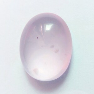 Pink Rose Quartz 54.63 carat Oval Cabochon 29.99 x 22.57 x 12.08 mm Natural Loose Gemstone, Highly Transparent and Clean, AAA Grade