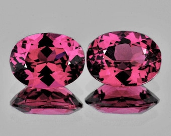 Grenat Rhodolite Naturel 1,19 Ct – Taille Carrée 7x5mm, VS1, Rouge Profond