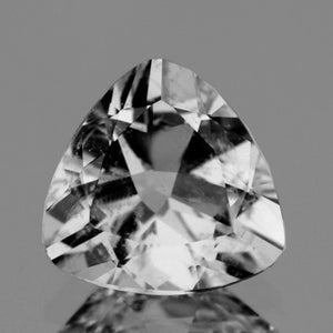 White Aquamarine 1.70 carat Trillion 9.00 mm, VVS Clarity, Natural Loose Gemstone for Jewelry