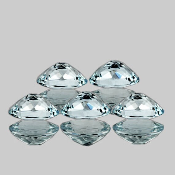 2.62 cts 5 個 オーバル 7 x 5 mm AAA ファイア ナチュラル ソフト 