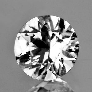White Zircon Round 5.50 mm, { Flawless-VVS Clarity }, Natural Loose Gemstone for Jewelry