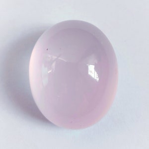 Pink Rose Quartz 169.75 carat Oval Cabochon 36.00 x 29.00 x 22.43 mm Natural Loose Gemstone, Highly Transparent and Clean, AAA Grade