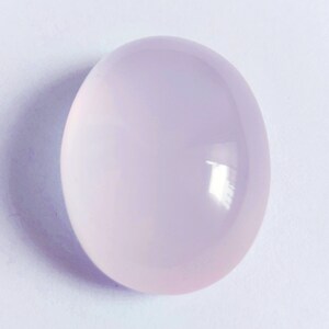 Pink Rose Quartz 93.46 carat Oval Cabochon 33.00 x 25.62 x 15.47 mm Natural Loose Gemstone, Highly Transparent and Clean, AAA Grade