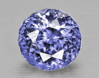 1.15 carat Round 6.00 mm Best AAA Fire Natural Purple Blue Tanzanite  , Natural Loose Gemstone from Tanzania, Superb Brilliancy