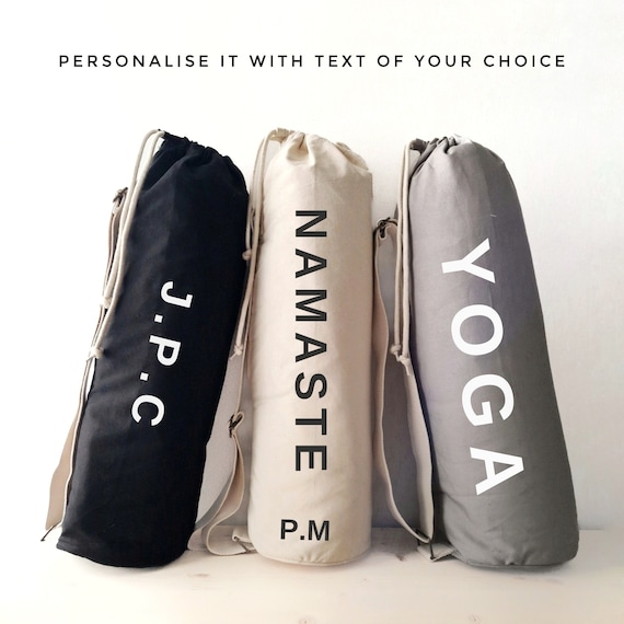 Personalised Yoga Mat Bag. Gym Mat Bag. Pilates Mat Bag. Yoga Mat